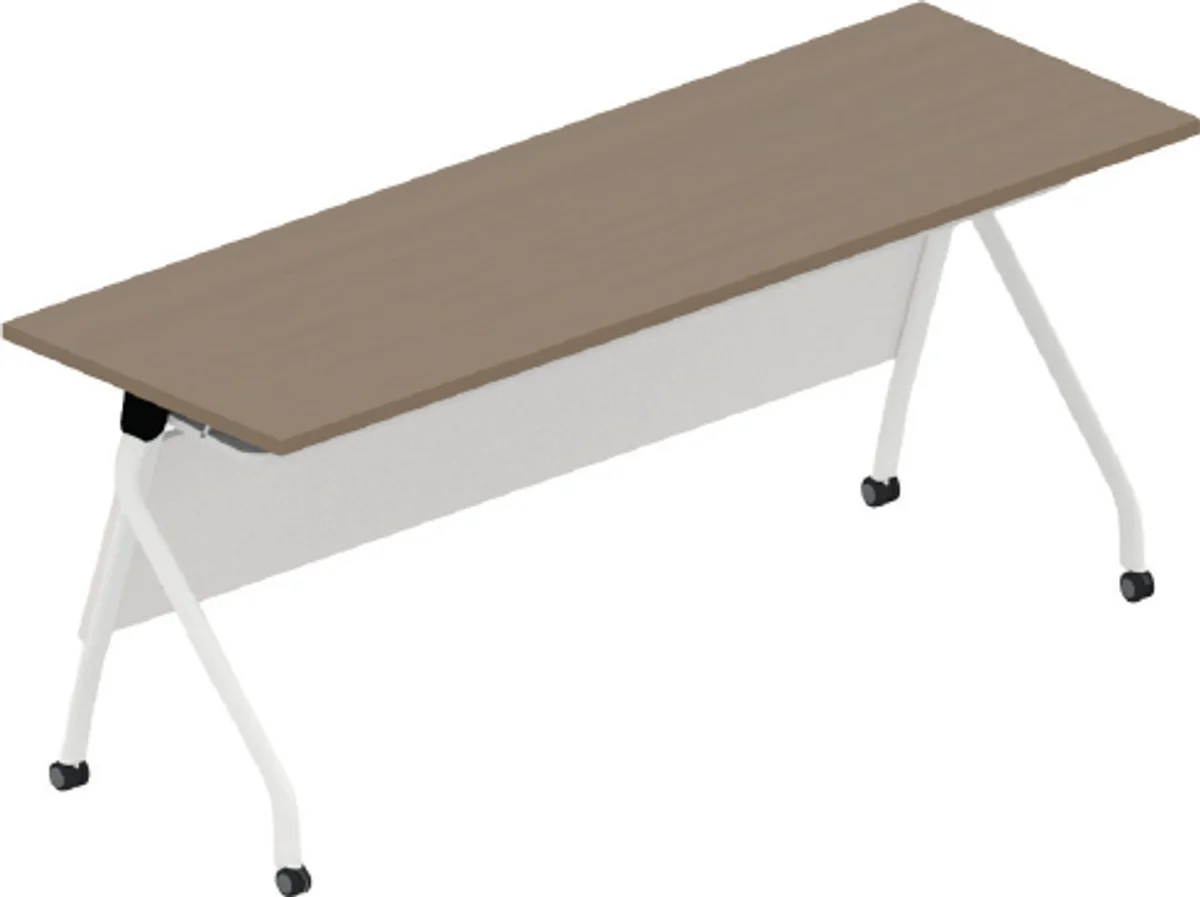 โต๊ะอบรมพับได้ โครงขาขาว (Q2) ซีรีส์ TRAINING DESK